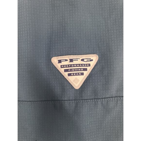 Columbia Adult men's UPF performance blue Size large Fishing Outdoors - Picture 3 of 9